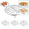 Аксессуары для фритюрницы, подставка для приготовления овощей из нержавеющей стали, кухонные инструменты