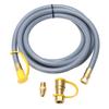 3.66m 38in RV Gasoline Extension Hose Fittings Quick Connect Gasoline Tank Gas Line Hose with Male