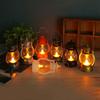 Retro Portable Lantern Vintage LED Light Christmas Decoration Halloween Electronic Candlestick Bar Atmosphere Layout Light