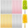 Reusable Ice Cream Sticks Acrylic Popsicle Sticks Creamsicle Cakesicle Cake Candy Pop Sticks Ice Lollies DIY Crafts
