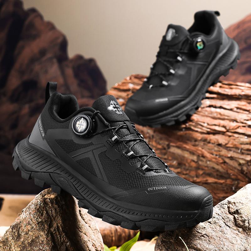 Waterproof Hiking Shoes for Men Breathable Trekking Boots Outdoor Camping Men's Sports Shoes Autumn Winter Non-slip Sneakers Man