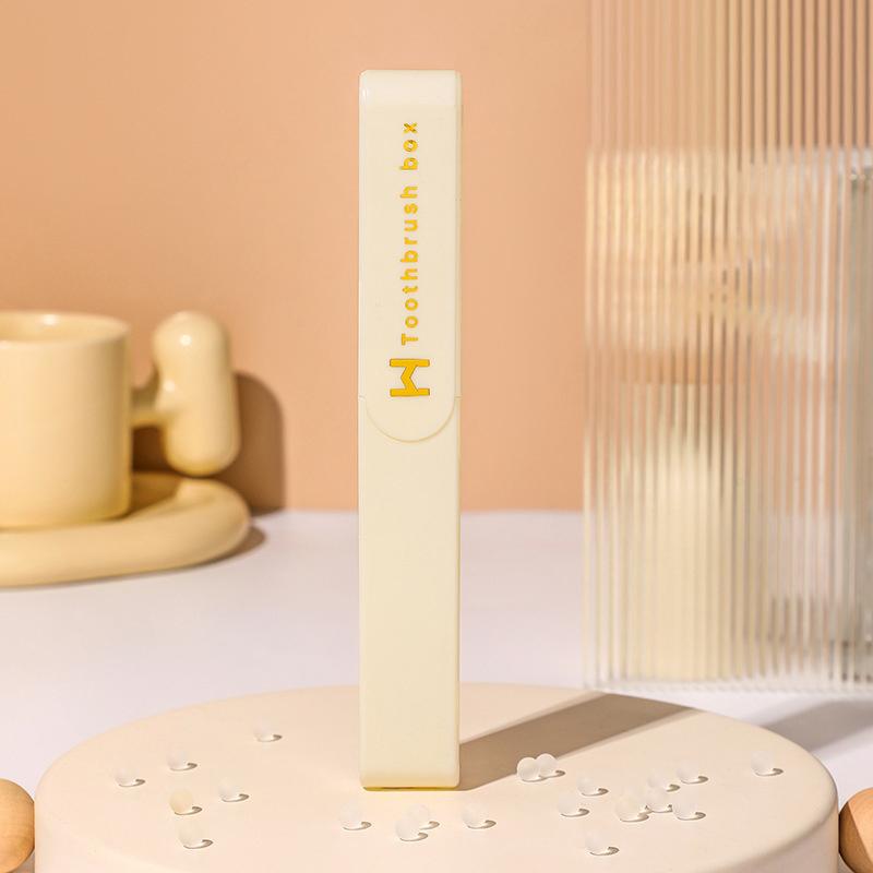 Дорожный портативный футляр для зубных щеток, пылезащитный чехол для хранения аксессуаров для ванной комнаты, защитный чехол для зубной щетки, дорожное хранение