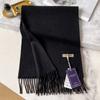 100% Cashmere Winter Design Pashmina Wool Scarf for Women Warm Thick Shawls and Wraps Female Bufanda Echarpe Tassel Muffler