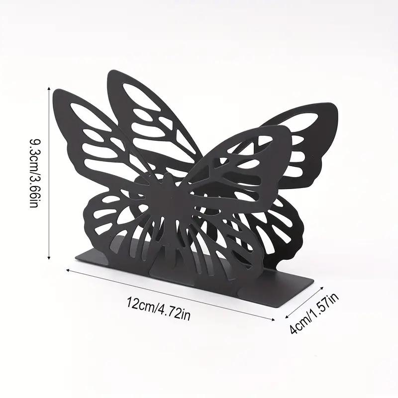 Butterfly Design Metal Napkin Holder for Kitchen Countertop & Dining Table Decoration