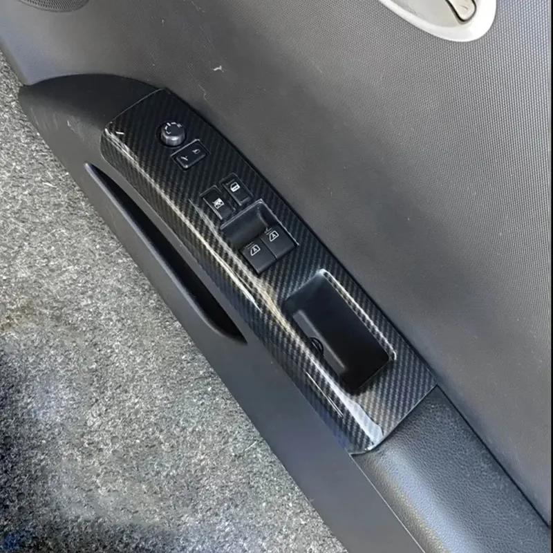 LHD RHD Для Nissan 350Z Z33 2003-2006 Накладка на кнопку стеклоподъемника Панель управления Накладка на центральный дефлектор Накладка на крышку МКПП АКПП
