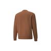 Puma Winterized Crew Neck Sweatshirt with Logo Print and Fleece Lining Men Tops Light-Brown 846545-17