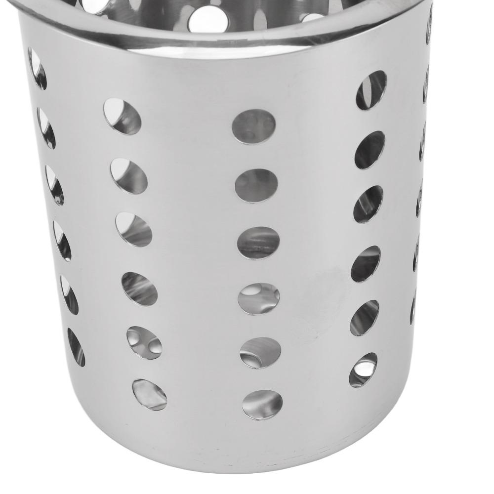 Stainless Steel Kitchen Utensil Holder Large Capacity Utensil Container For Countertop