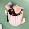 Toothbrush Holder Wall Self-adhesive Seamless Cactus Storage Rack Box Organizer Bathroom Shelf  Shower Accessories