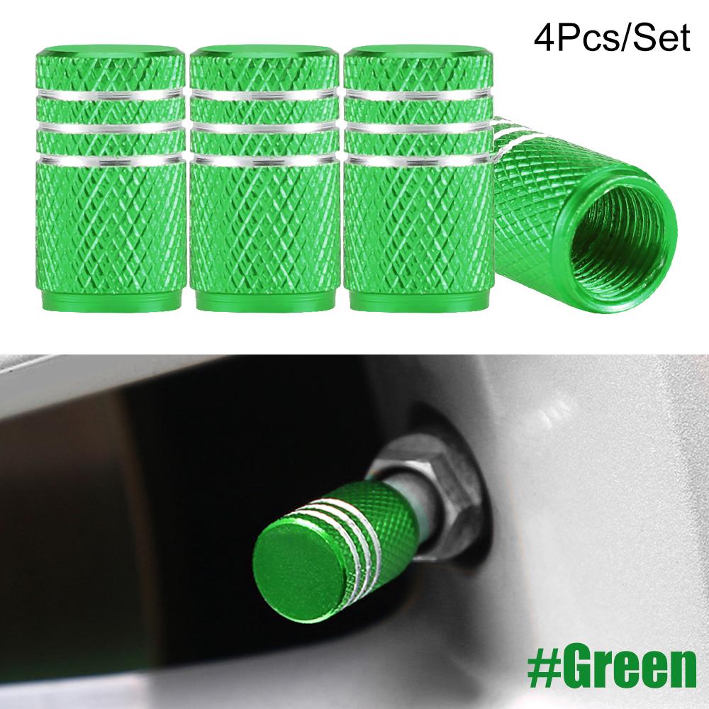 4Pcs/Set Tire Stem Valve Caps Aluminium Car Dustproof Caps Tire Wheel Stem Air Valve Caps zbfhp66