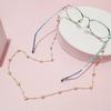 Простая жемчужная цепочка-маска, многофункциональные наушники, анти-потерянный ремешок, ожерелье, цветная цепочка для очков любви