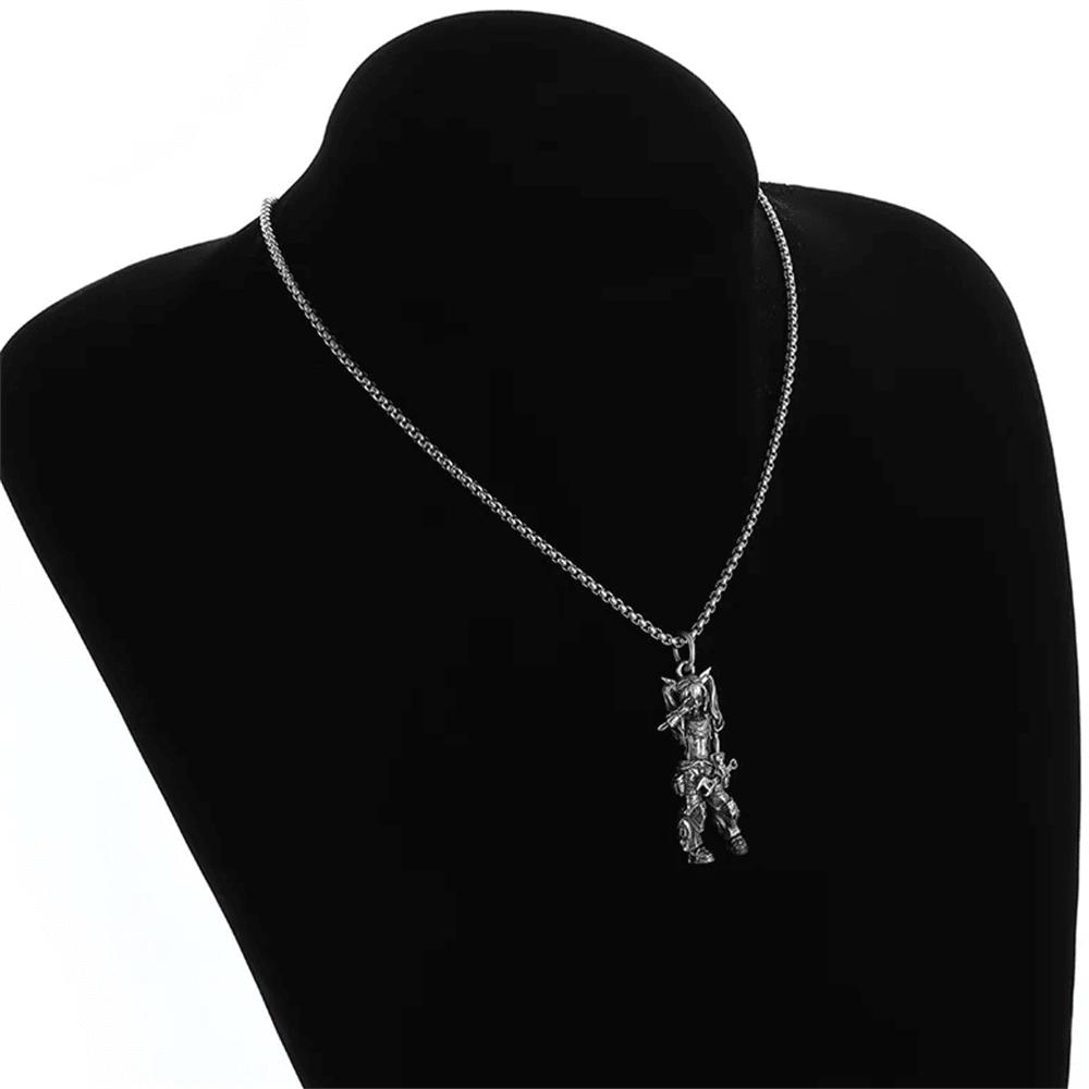 Винтажное панк ожерелье с подвеской в стиле мотоциклистки, женское модное ювелирное украшение в подарок