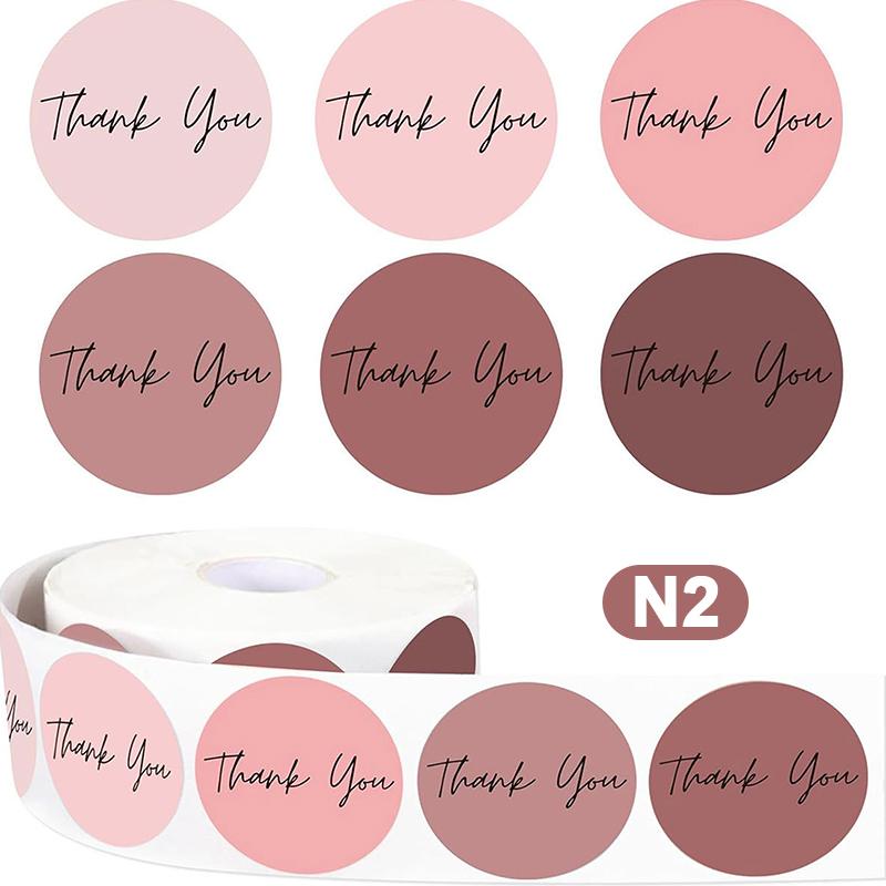 500Pcs Thank You' Stickers For Small Business Wedding Gift Seal Shipping Labels Envelope Decor Sticker Stationery Supplies