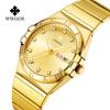 WWOOR Quartz Water Resistant Movement Watch Low Profile Luxury Men's Watch
