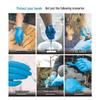 Aimas Blue Nitrile Disposable Protective Gloves – Thick, Durable, Food-Safe Inspection Gloves