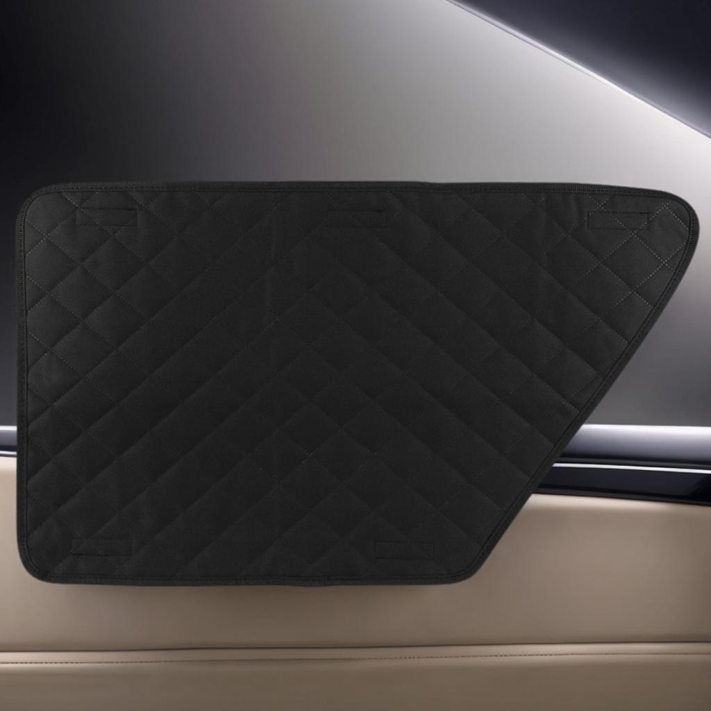 2Pcs Waterproof Anti-Scratch Car Interior Cover Pet Vehicle Door Protector Washable Car Door Protect Mats for Vehicle Door Guard