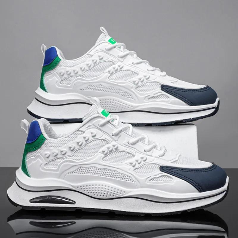 Fashion Men's Sneakers New Fashion Skateboard Shoe Outdoor Male Mesh Breathable Running Shoes for Men Sports Casual Shoes Tenis Hombres