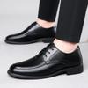 Модные повседневные кожаные дерби для мужчин, весна-осень, новые дизайнерские черные мужские туфли на мягкой подошве