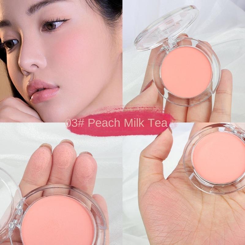 Monochrome Blush Face Brightening Long-lasting Waterproof Developing Nude Makeup Natural Highlights One Disc Beginner Blush Contouring Student Makeup