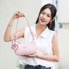 New Disney Strawberry Bear Series PU Shoulder Bag Regular Women's White/Pink BMK-71537W