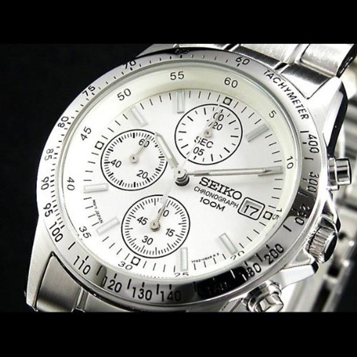 Seiko Мужские часы SND363PC (Серебряный)