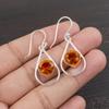 Citrine Gemstone Jewelry, 925 Solid Sterling Silver Earrings, Handmade Silver Meditation Earrings For Wedding Gift