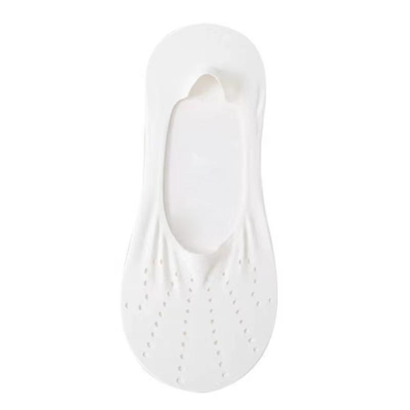 Женские дышащие носки из ледяного шелка с низким вырезом, противоскользящие летние тонкие невидимые носки-лодочки