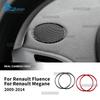 BHB1 Real Soft Carbon Fiber Sticker For Renault Fluence Megane 3 RS 2009 2010 2011 2012 2013 2014 2015 Car Instrument Audio Ring Trim