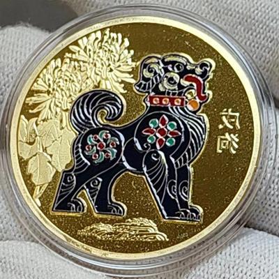 Цветные памятные монеты китайского зодиака и памятные медали года Лошади