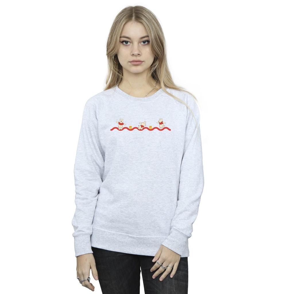 Disney Womens/Ladies Winnie The Pooh Hunny Line Sweatshirt