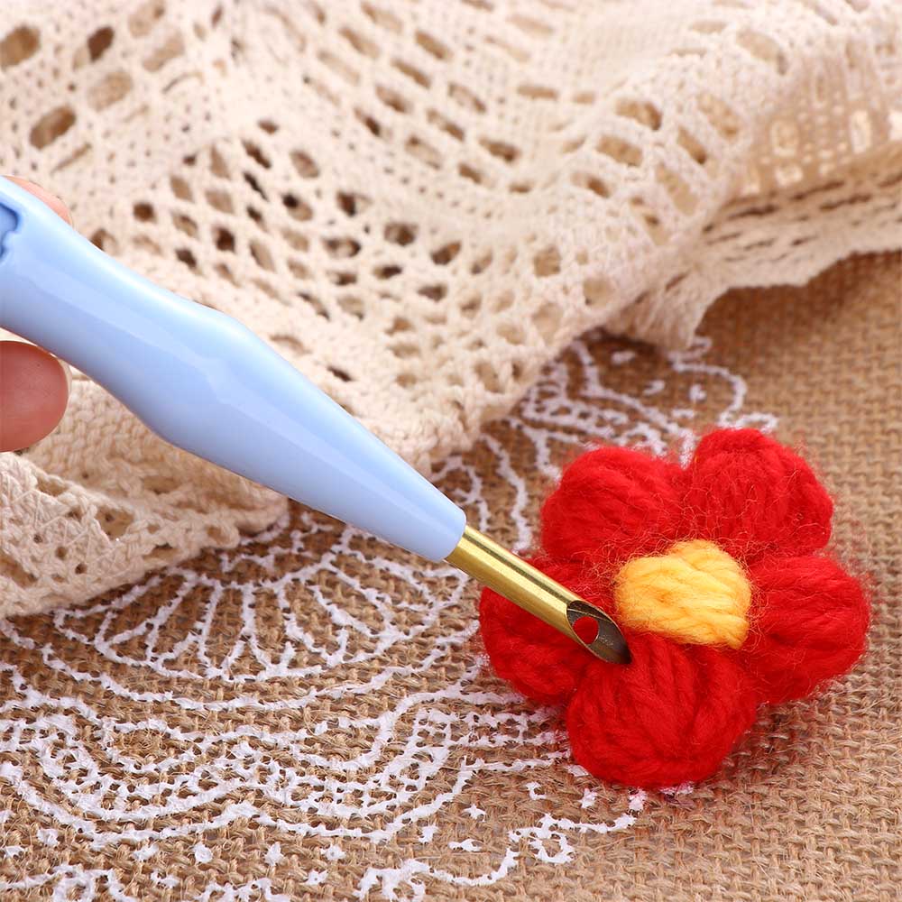 Рукоделие Для Вышивания Крестом Тычковые Инструменты Толстая Латунная Игла Игла для Вышивания Ковровый Крючок