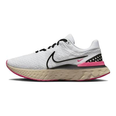 Кроссовки React Infinity Run Flyknit 3 Белые Гипер Розовые DH5392-101