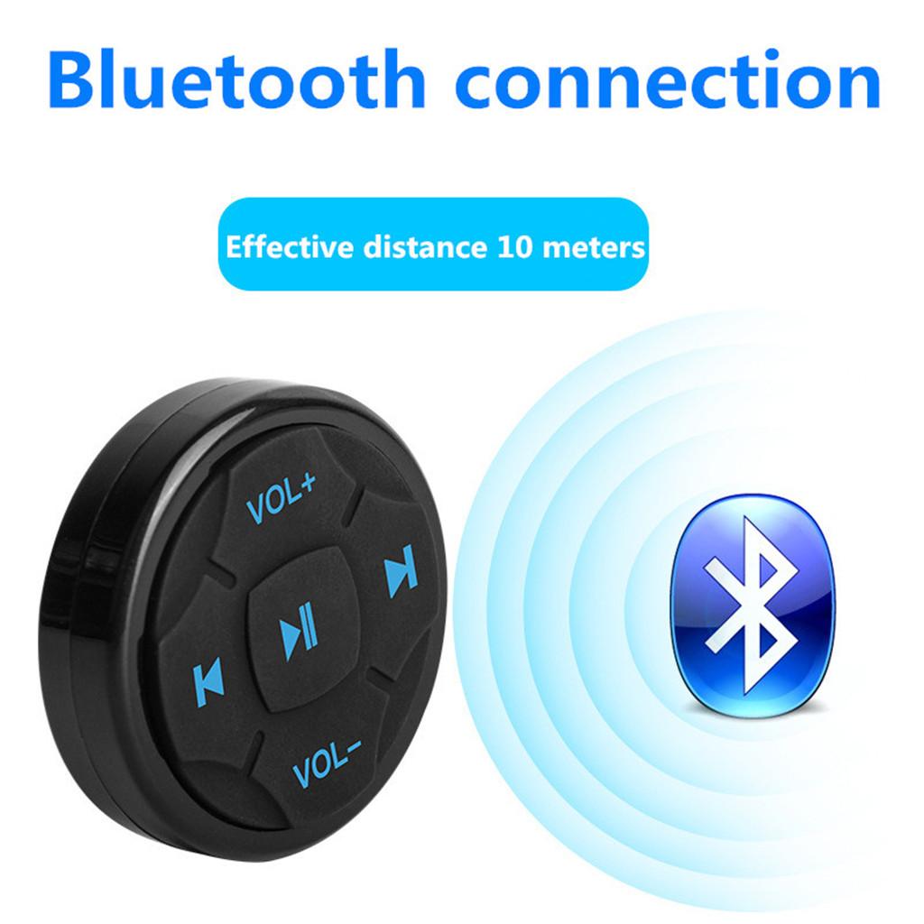 Bluetooth-совместимый Пульт Дистанционного Управления Медиа-Кнопкой для Мобильного Телефона Контроллер Рулевого Колеса Автомобиля Аксессуары