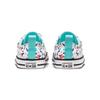 Converse Кеды для ходьбы All Star с принтом колибри, на липучках, прочные, с низким верхом, детская обувь, белые A01676C
