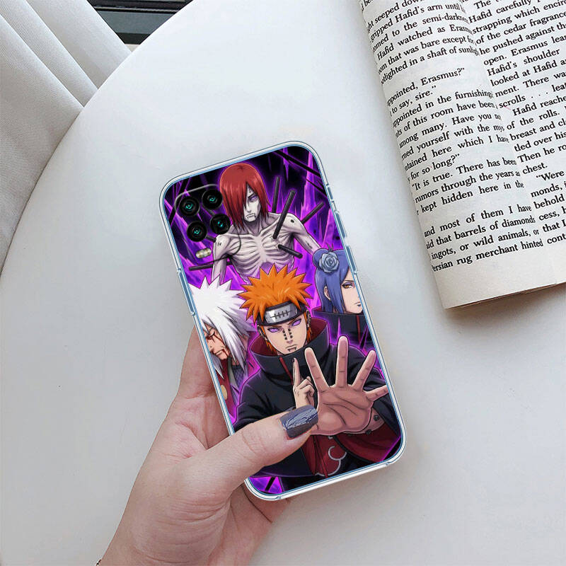 MH96 Чехол Naruto Akatsuki для Motorola E7 G6 G7 G8 G9 Plus Power Play G10 G20 G04 E30 E40 E22 E20 E13 E15 G22 G23 G05 G75 G35 G55