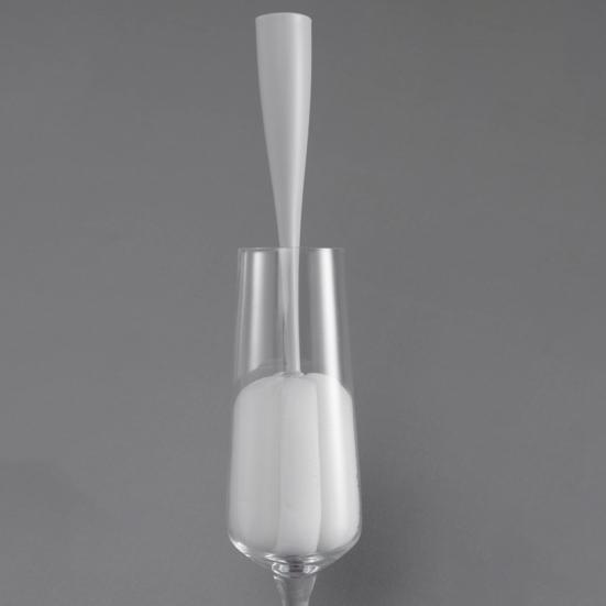 Щетка для чашки с длинной ручкой, вертикальная удобная губка для мытья посуды из пены для бутылок для дома