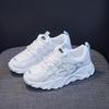 Осенние спортивные белые туфли женские модные дышащие кроссовки фитнес кроссовки