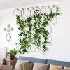 Поддельный зеленый плющ Искусственное комнатное растение Натуральный на ощупь Водонепроницаемый С железной проволокой Высокая прочность Искусственный лист Листья Искусственная глициния Ветка Лоза Растение