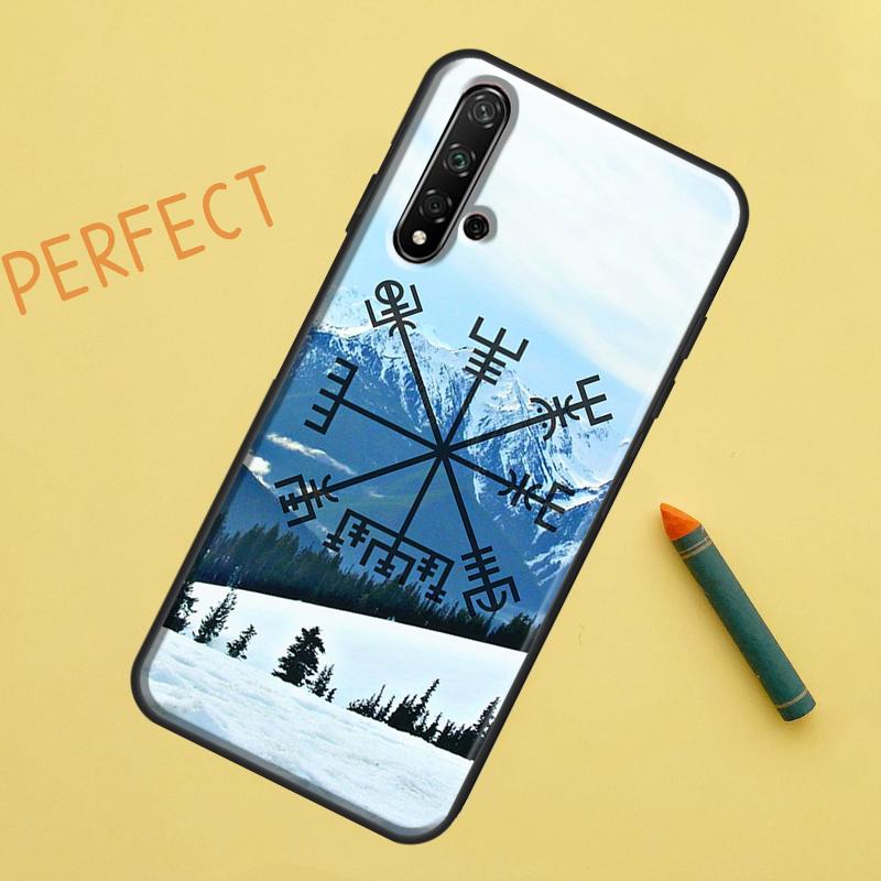 Чехол Лесные Скандинавские Руны Для Huawei P Smart 2019 Nova 5T 9 10 SE 3i 8i 11i Y60 Y61 Y70 Y90 P20 P40 Lite P30 Pro
