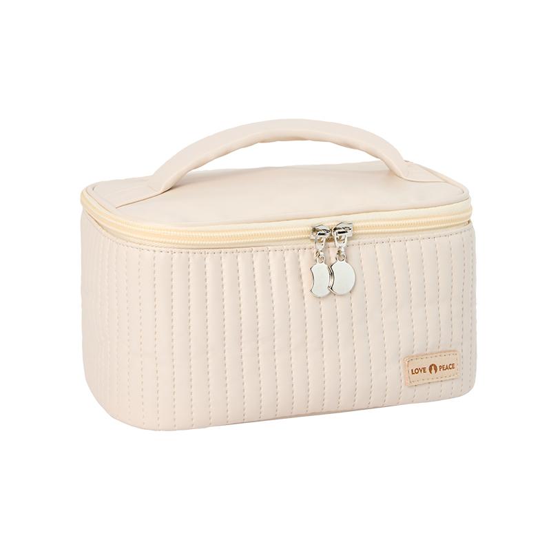 Fashion Small Top-handle Cosmetic Bag Travel Portable Toiletry Bag Outdoor Storage Bag Women Makeup Case Cosmetic Pouch