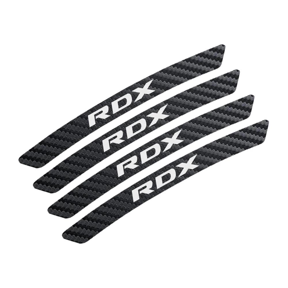 Наклейки на диски автомобиля Внешние наклейки на шины Карбоновый стиль Тюнинг Декоративные аксессуары Для Acura RDX MDX YD2 V6 Aspec ILX VTEC TLX