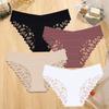 4Pcs/Set Transparent Lace Floral Underwear Seamless Triangle Underwear Sexy Close Fitting Panties For Women Comfy Panty