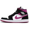 Женские кроссовки Air 1 Mid Cactus Flower черно-белые BQ6472-005