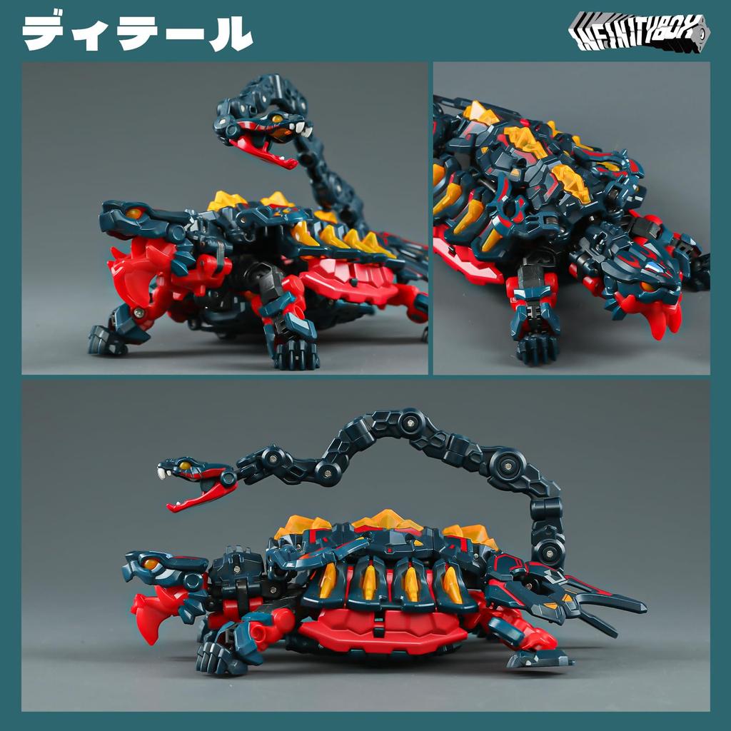 52TOYS BEASTBOX INFINITY Серия IB-08 «Гэнбу» Трансформирующаяся игрушка - Трансформируется из куба в мифического зверя Гэнбу. Высокоподвижная фигурка