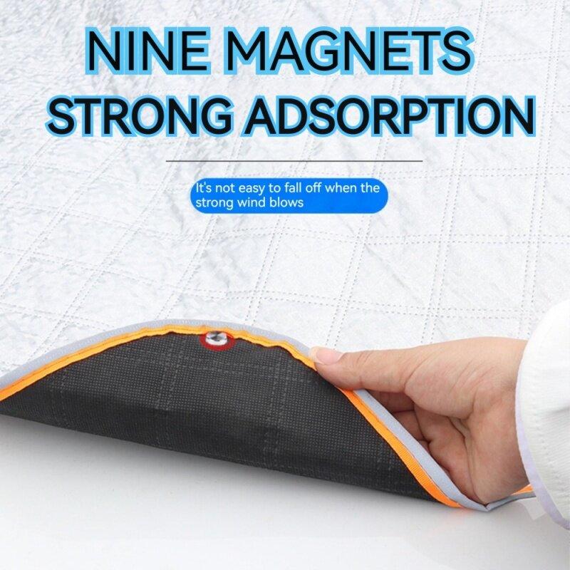 Солнцезащитный козырек, лобовое стекло автомобиля, козырек от солнца и снега, водостойкая защита, автомобильный магнитный чехол, чехол на переднее лобовое стекло автомобиля