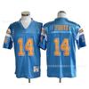 Retro San Diego Chargers Embroidered Mesh Football Tee Men Women Sportswear
