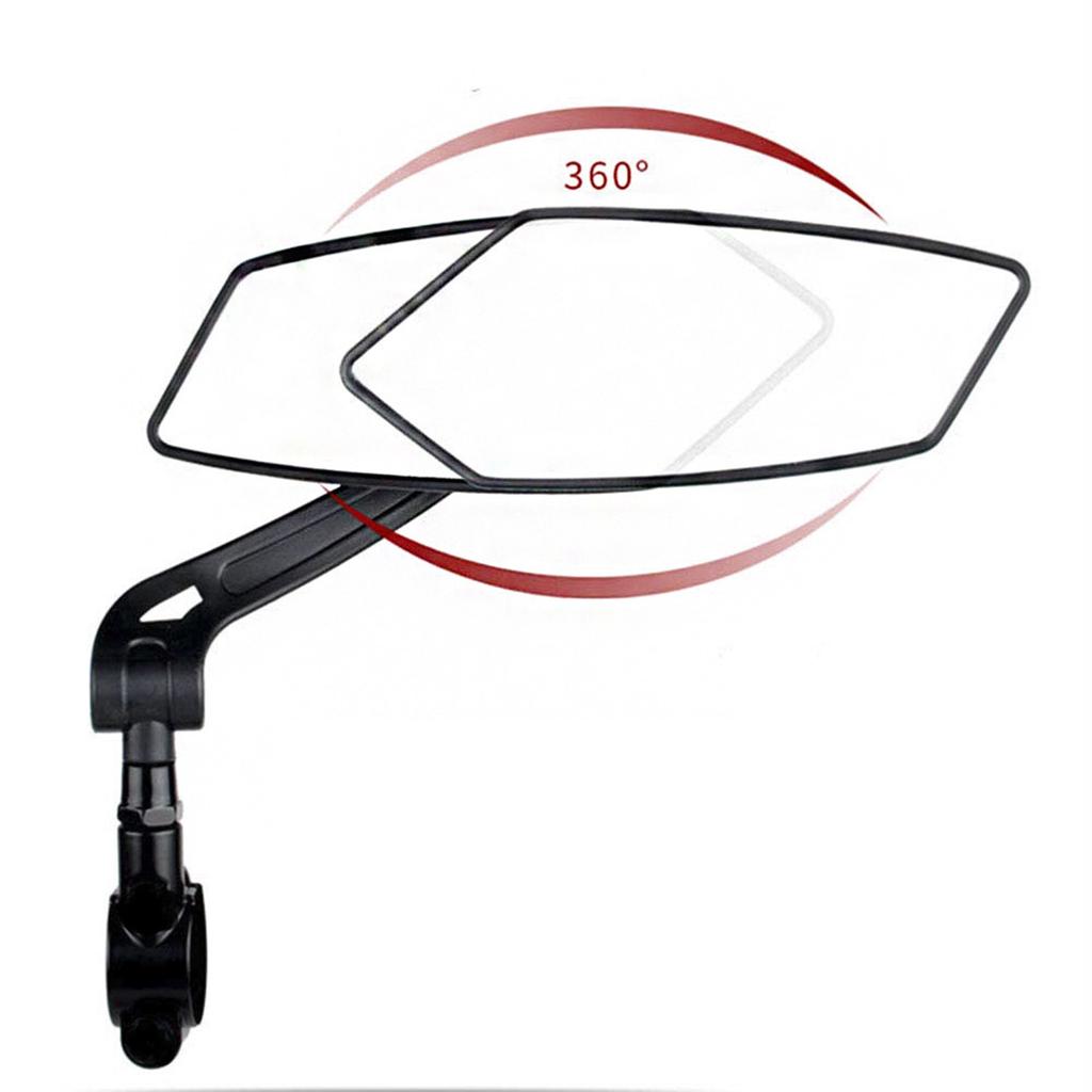 Велосипед Велосипедный Руль Вид сзади Зеркало заднего вида Прямоугольная задняя часть