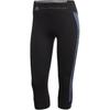 X Stella McCartney Letter Print Color Block Three-Quarter Sports Pants Women Pants Black FK9712