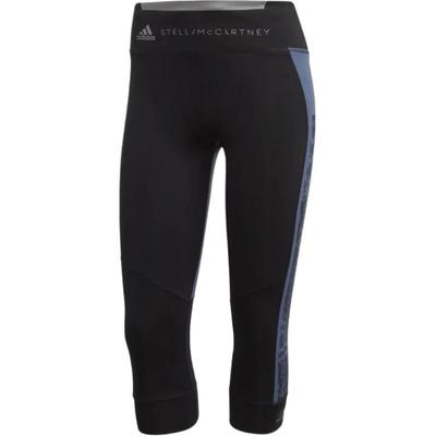 adidas X Stella McCartney Letter Print Color Block спортивные брюки три четверти женские брюки черные FK9712