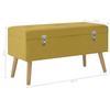 VidaXL Bench with Storage Compartment Stool Entryway Bench Living Room Bedroom Living Room Interior 80 Cm 329930