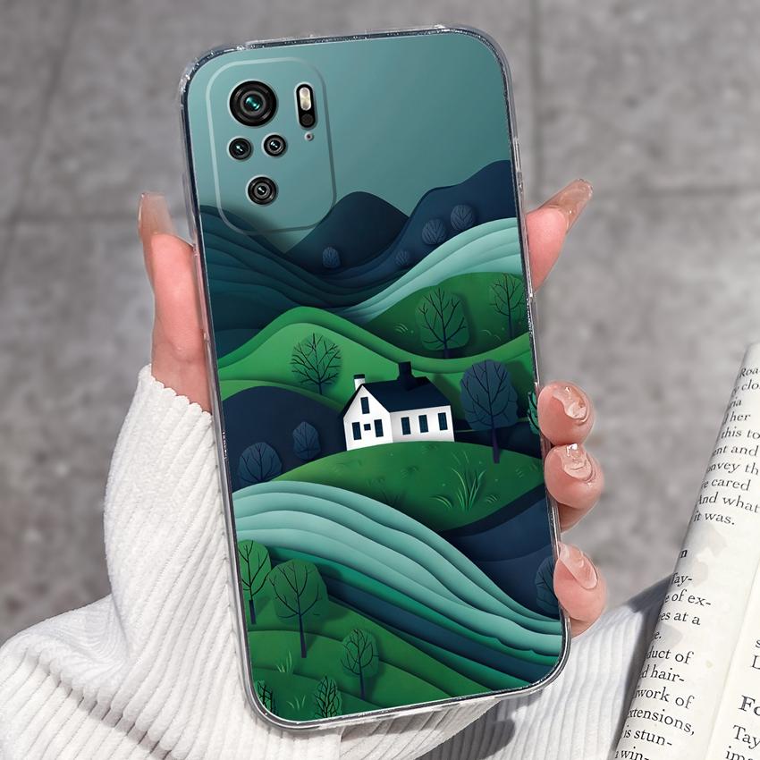 Милый чехол для телефона с котенком для Redmi Note 10 9 8 7 6 5A Pro 9T 8T 7S 10Lite Мягкий чехол Защитная пленка для экрана Высокое качество Пылезащитный чехол для Redmi Прозрачный чехол